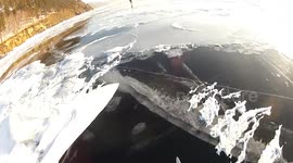 Why not ski on a frozen lake? (ID: 159583)