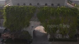 Mobile photography of the panoramic view of Zhonghua Gate in Nanjing, Jiangsu Province.