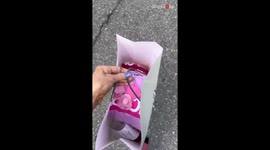 Barbie superfan makes enchanting sparkling jacket-and-skirt set out of iconic racing jacket