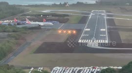 Maui Runway Planes lined up to leave the island