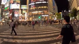 Tourists return to Shibuya 