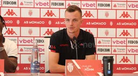 AS Monaco - Clermont Foot Press Conference Takes Place in La Turbie, France
