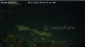 Perseid Meteors Streak Across The Hawaiian Skies