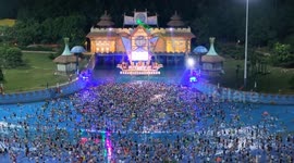 People Come To The Water Park To Cool Off in Nanjing, China