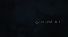 Huge Fireball Meteor video footage caught on camera over Sussex (Slow mo)