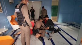 Russian tourist, 32, arrested 'after wife, 30, plunges to her death from bathroom window' in Thailand