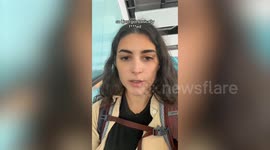 Travel blogger vows to 'never come back' to the UK after airport security forced her throw away £236 worth of toiletries