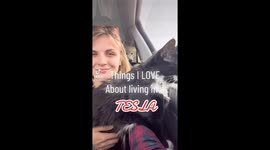 Woman saves £1,500 a month living in TESLA with pets Part 3/3