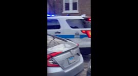 Police chase ends with young boy being arrested, he hit two vehicles before he was cornered and stopped by the police.