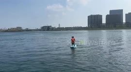 Jet ski rider crashes into paddleboarder on lake in China
