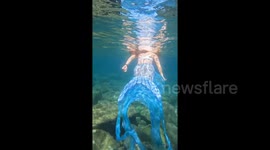 'I'm a real-life MERMAID, I spend hours every day in my 5kg tail'