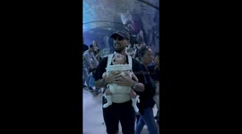 Infant Experiences Magical First Aquarium