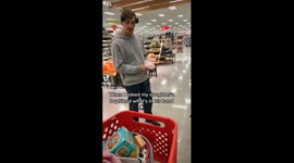 Shopping with my daughter and her boyfriend I asked my daughter’s boyfriend what’s in his hand. The video tells it all.