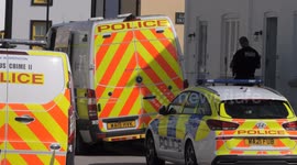 Police raid with sniffer dogs force entry to house in town founded by King Charles