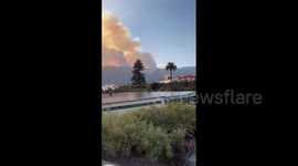 Spain: Tenerife Wildfire Burns Out Of Control 2