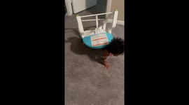 I went in my room for a second to grab a blanket and my 1year old baby decided he wanted to be a turtle 