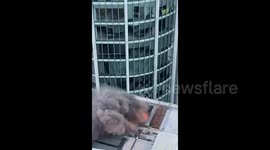 Fire alert in Moorgate: Quick-thinking worker aids emergency response with vital video evidence