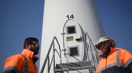 China's power wind project in South Africa benefits local community