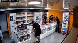 Prankster's fire extinguisher chaos engulfs Simferopol store causing disruption