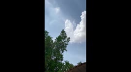 Beautiful sky in riyadh - cloudy day in saudia arabia !