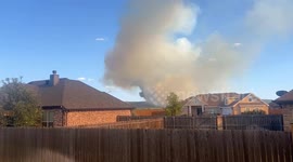 US: Hilltop Fire Burns Over 400 Acres South Of Abilene, TX
