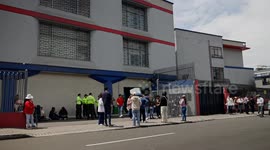 General elections and referendum on oil exploitation in the Amazon region of Ecuador in Quitio