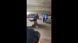 TikTok video of girl entering college. Her family is by her side. She is registering and unpacking. Her family shows her love in this video