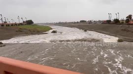 Flash floods decimate California as state hit by first tropical storm since 1997