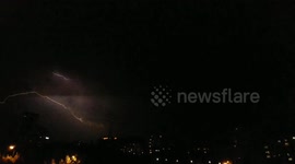 Huge Lightning Storm over Bosnia and Herzegovina / Tuzla !!!  Slowed down