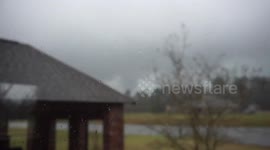 Tornado hits Louisiana, USA