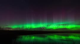 Aurora Borealis outburst over Northern Ireland