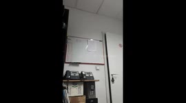 Pranking our Coworker with a bit of a tape glued to the doors