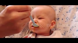 My Babyboy tries his first 