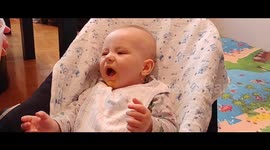 My Babyboy tries his first 