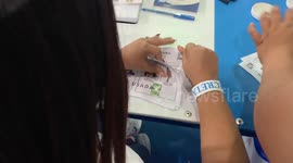Counting The ballots at The Presidential Run-off in Guatemala City, Guatemala