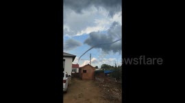 Tornado whips through farmlands in northern China
