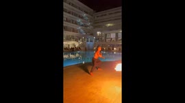 Fire show AgiaNapa Cyprus Summer 2023