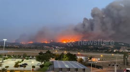 Turkey: Evacuations Ordered As Wildfire Continues To Rage In Canakkale