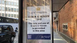 A spoof poster saying that and crack is permitted in Westminster