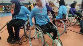 Final Basketball Tournament For The Injured - Gaza Palestinians with special needs take part