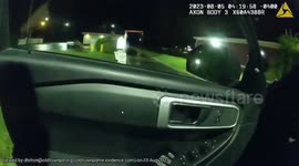 Officer Frees Skunk From Plastic Cups Stuck On Its Head In Old Town, Maine, USA