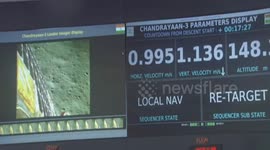 India's Chandrayaan-3 spacecraft lands on moon