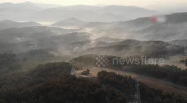 Forest fire in NW Türkiye under control: minister