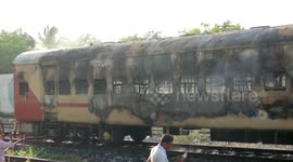 Train mishap - 10 dead in train fire near Madurai station, passengers sneaked in gas cylinders