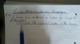 National 5 Maths revision on understanding percentages.