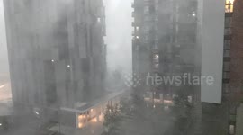 Heavy Storm in Milano