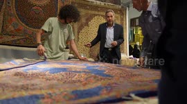 Handmade carpet expo held in Iran
