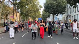 Notting Hill carnival starts with a bang at jouvert