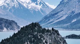 Ranwu Lake Scenery in Changdu, China