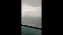 Storm-driven collision: P&O Britannia and oil transport ship clash in Palma, Mallorca